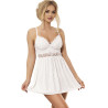 Subblime - Babydoll Décolleté En V Détail Noeud Blanc S/M